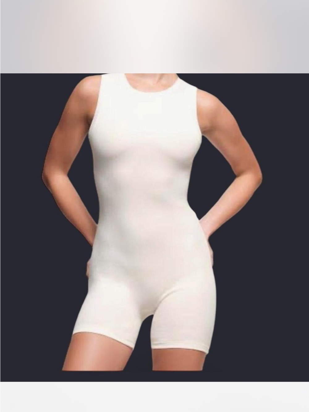 Skims Seamless Cream Shaping Bodysuit - Women's Intimates